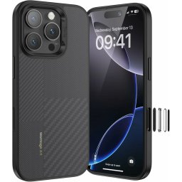 Benks Montage Magnetic Armor Pro Kevlar Metal Frame 600D+1500D (MF66) pro iPhone 16 Pro Max black (Camera Control Button) 140099