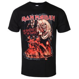 tričko pánské Iron Maiden - The Number of the Beast - ROCK OFF - IMTEE12MB