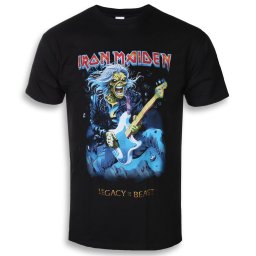 tričko pánské Iron Maiden - Eddie On Bass - ROCK OFF - IMTEE73MB