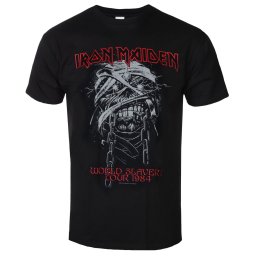 tričko pánské Iron Maiden - World Slavery 1984 Tour - ROCK OFF - IMTEE90MB