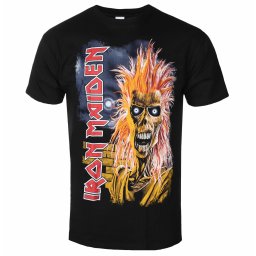 tričko pánské Iron Maiden - First Album Tracklist V3 BL - ROCK OFF - IMTEE124MB