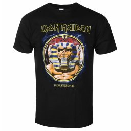 tričko pánské Iron Maiden - Powerslave Mummy Circle BL - ROCK OFF - IMTEE130MB