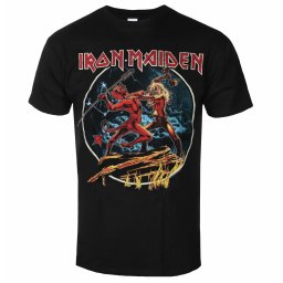 tričko pánské Iron Maiden - NOTB Run To The Hills - Black - ROCK OFF - IMTEE142MB