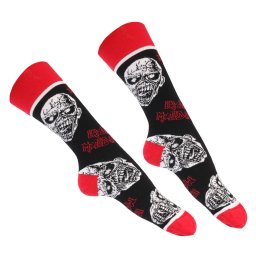 ponožky Iron Maiden - Eddie Skulls - ROCK OFF - IMSCK05MB