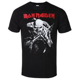tričko pánské Iron Maiden - 50 Trooper - Charge White - ROCK OFF - IMTEE212MB