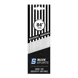 Tkaničky do bruslí Blue Sports Referee Waxed - rozhodčí 120 palců = 304cm