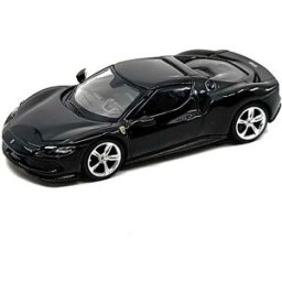 BBR Ferrari 296 Gtb Nero Daytona 2024 Black 1:64