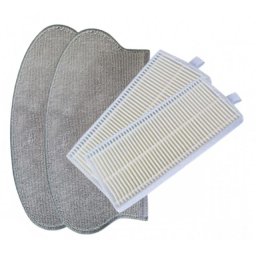 HEPA filtr a mop pro ETA Tiger 4242, Midea M6, Eureka NER600 sada 2+2ks