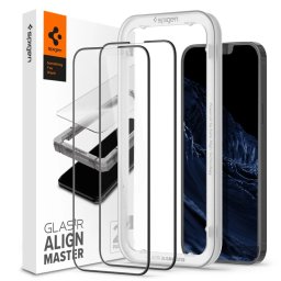Spigen GLAStR Align Master Full Cover iPhone 17e / 16e / 14 / 13 Pro / 13 [2 Pack]