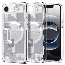 Pouzdro Spigen Ultra Hybrid MagFit s MagSafe na iPhone 17e / 16e - Zero One White