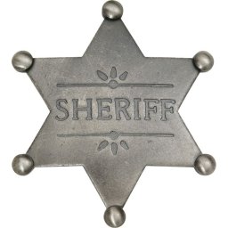 Odznak SHERIFF - hvězda