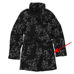 kabát dámský HEARTS AND ROSES - Floral Embroidery Duster - POŠKOZENÉ - MY1370