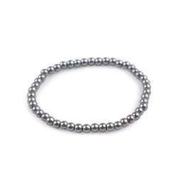 Perlový náramek, barva 16 (Ø4,5 mm) šedá