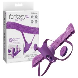 Pipedream Fantasy For Her - nositeln dildo s vestavnm vibrtorem na G-bod (fialov)