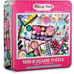 Eurographics Puzzle v plechové krabičce Paleta barev: Makeup 1000 dílků