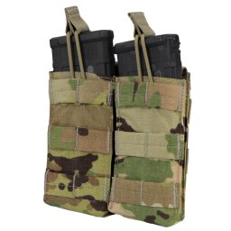 S.T. CONDOR sumka MOLLE dvojitá na zásobníky 2xM4 otevřená MULTICAM