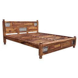 indickynabytek.cz - Postel Jali 180x200 z indického masivu palisandr / sheesham