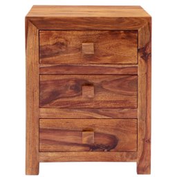 indickynabytek.cz - Noční stolek Kali 45x60x40 z indického masivu palisandr / sheesham
