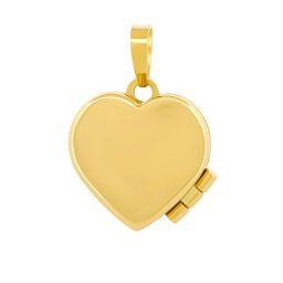 Silvego Zlatý medailon ze žlutého zlata otevírací srdce 15 mm - FNN22656PGYSL