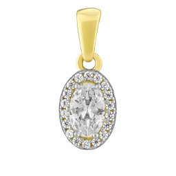 Silvego Zlatý přívěsek Gladiata ze žlutého zlata s Brilliance Zirconia - FNN22549PGYW