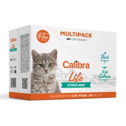 CALIBRA Cat Life Sterilised multipack 12x85g
