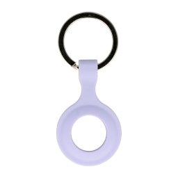 AirTag 1 / 2 Silicone Ring Přívěsek na klíče - Fialový