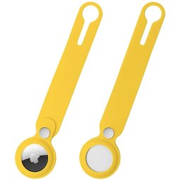 Klíčenka iMore AirTag 1 / 2 Silicone Loop - Žlutá