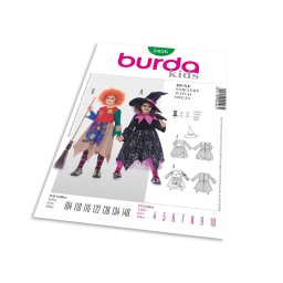 Střih Burda 2426 - Čarodějnice