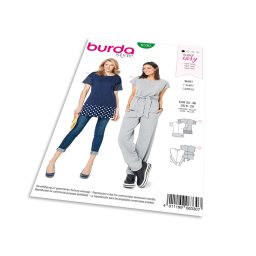 Střih Burda 6330 - Tričko, dlouhé tričko, tunika