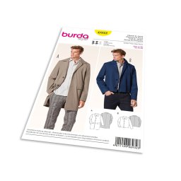 Střih Burda 6932 - Pánský kabát