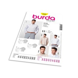 Střih Burda 7045 - Pánská košile