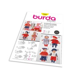 Střih Burda 7903 - Oblečky pro panenky