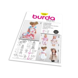 Střih Burda 8308 - Oblečky pro panenky