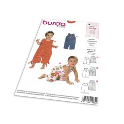 Střih Burda 9652 - Dětský overal