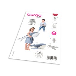 Střih Burda 6044 - Králíček, velryba, hračky, dekorace pro děti