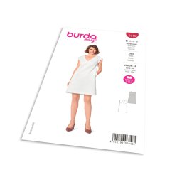 Střih Burda 6048 - Rovné šaty bez rukávů