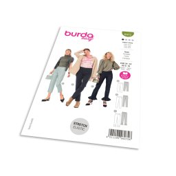Střih Burda 6072 - Cigaretové kalhoty