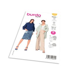 Střih Burda 6022 - Parka, balonový kabát