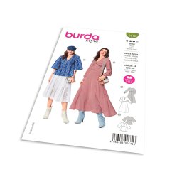 Střih Burda 6040 - Maxi šaty, tunika
