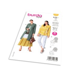 Střih Burda 6041 - Dvouvrstvý kabát, sako