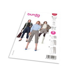 Střih Burda 5942 - Kalhoty se sklady, šortky