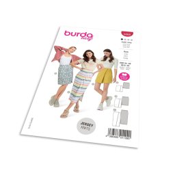Střih Burda 5888 - Zavinovací sukně s gumou v pase