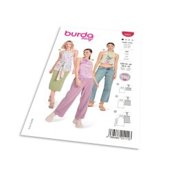 Střih Burda 5891 - Top za krk