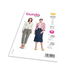 Střih Burda 5897 - Sako