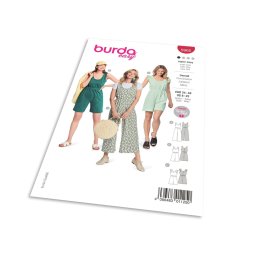 Střih Burda 5905 - Overal, kalhotové šaty