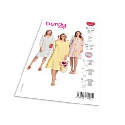 Střih Burda 5907 - Volné rovné šaty