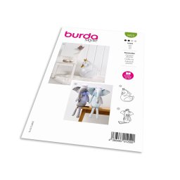 Střih Burda 5833 - Plyšová zvířátka, plyšový slon, labuť