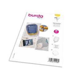 Střih Burda 5834 - Hnízdečko, látkový organizér, podložka, deka pro miminka