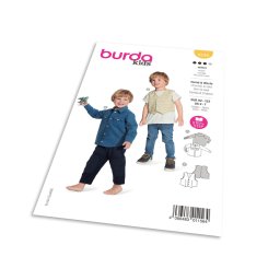 Střih Burda 9248 - Košile a vesta pro chlapce