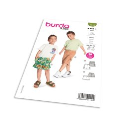 Střih Burda 9243 - Šortky, kapsáče pro chlapce